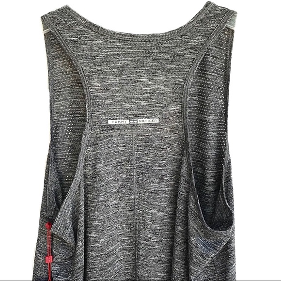 Tommy Hilfiger Sport Mesh Racerback Tunic Tank Top - Picture 8 of 15